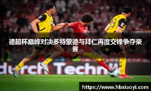 德超杯巅峰对决多特蒙德与拜仁再度交锋争夺荣誉